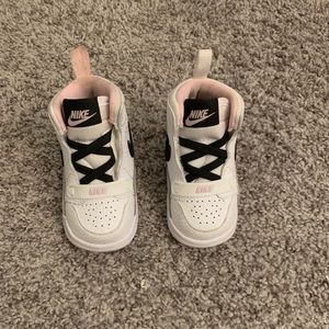 Baby girl Nike Jordan’s Pink and Black